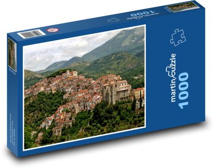 Itálie - Rivello - Puzzle 1000 dílků, rozměr 60x46 cm