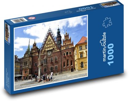 Polsko - Wroclaw - Puzzle 1000 dílků, rozměr 60x46 cm