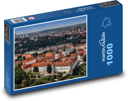 Česká Republika - Praha - Puzzle 1000 dílků, rozměr 60x46 cm