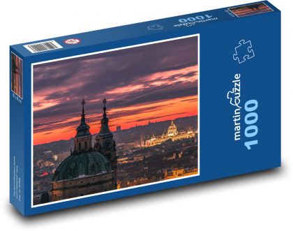 Česká Republika - Praha - Puzzle 1000 dílků, rozměr 60x46 cm