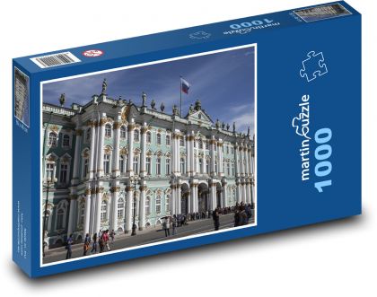 Pałac Zimowy w Petersburgu - Puzzle 1000 elementów, rozmiar 60x46 cm
