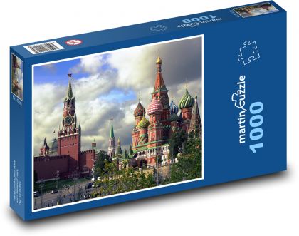 Rusko - Moskva - Puzzle 1000 dielikov, rozmer 60x46 cm