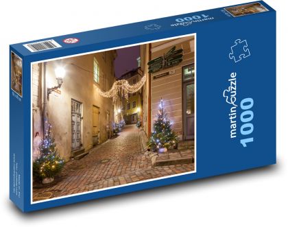 Estonia - streets of Tallinn - Puzzle 1000 pieces, size 60x46 cm 