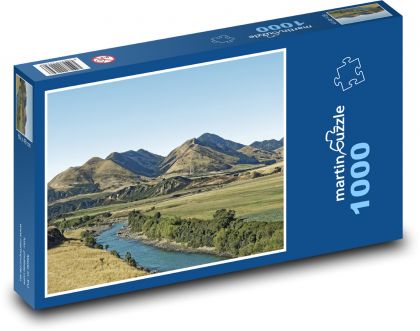 Nový Zéland - príroda - Puzzle 1000 dielikov, rozmer 60x46 cm