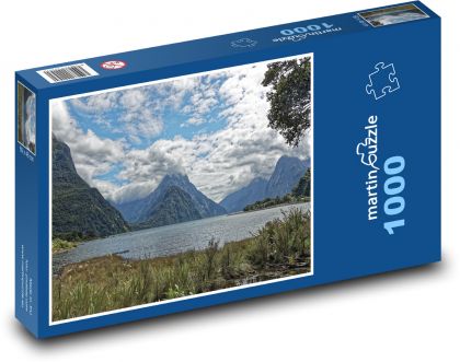 Nový Zéland - Milford Sound - Puzzle 1000 dílků, rozměr 60x46 cm