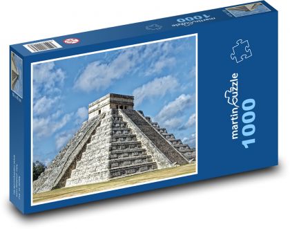 Mexiko - pyramída - Puzzle 1000 dielikov, rozmer 60x46 cm