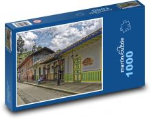Kolumbie - Salento Puzzle 1000 dílků - 60 x 46 cm