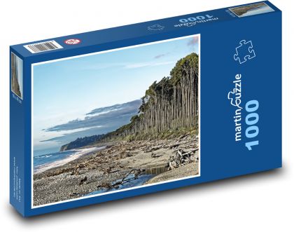 Nový Zéland - zátoka - Puzzle 1000 dílků, rozměr 60x46 cm