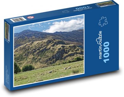 Nový Zéland - Mount Aspirující - Puzzle 1000 dielikov, rozmer 60x46 cm