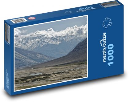 Tádžikistán - Pamír - Puzzle 1000 dílků, rozměr 60x46 cm