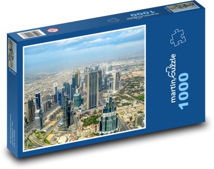 Spojené Arabské Emiráty - Dubaj - Puzzle 1000 dílků, rozměr 60x46 cm