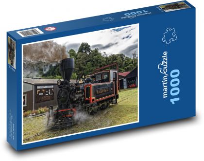Nový Zéland - lokomotiva - Puzzle 1000 dílků, rozměr 60x46 cm