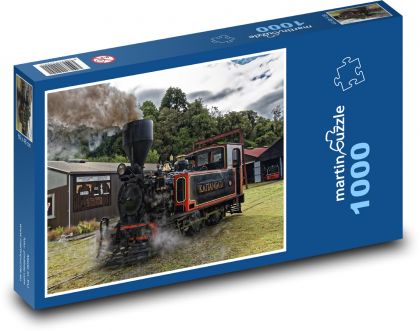 Parná lokomotíva - Nový Zéland - Puzzle 1000 dielikov, rozmer 60x46 cm