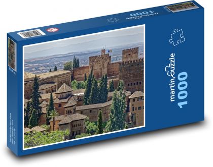 Španělsko - Granada - Puzzle 1000 dílků, rozměr 60x46 cm