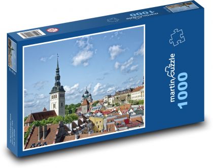 Estónsko - Tallinn - Puzzle 1000 dielikov, rozmer 60x46 cm