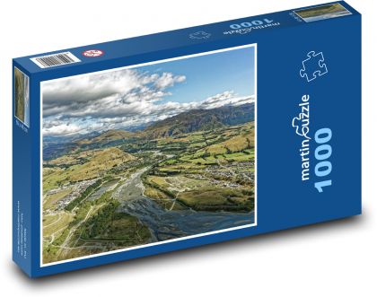 Príroda - Nový Zéland - Puzzle 1000 dielikov, rozmer 60x46 cm