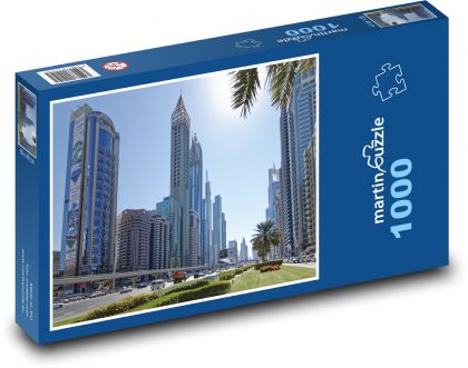 Spojené Arabské Emiráty - Dubaj - Puzzle 1000 dílků, rozměr 60x46 cm