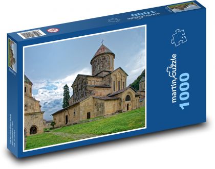 Gruzie - klášter Gelati - Puzzle 1000 dílků, rozměr 60x46 cm