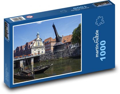 Německo - Lüneburg - Puzzle 1000 dílků, rozměr 60x46 cm