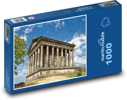 Arménie - Chrám Garni - Puzzle 1000 dílků, rozměr 60x46 cm