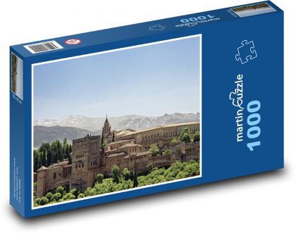 Španělsko - Granada - Puzzle 1000 dílků, rozměr 60x46 cm