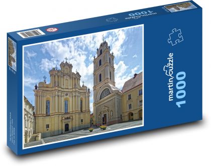Litva - Vilnius - Puzzle 1000 dielikov, rozmer 60x46 cm