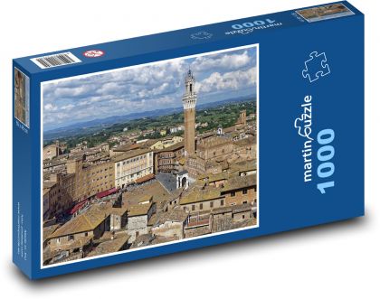 Itálie - Siena - Puzzle 1000 dílků, rozměr 60x46 cm