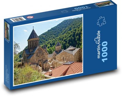Arménie - Klášter Haghartsin  - Puzzle 1000 dílků, rozměr 60x46 cm