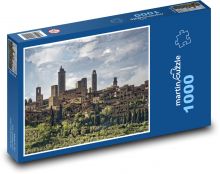 Itálie - Toskánsko Puzzle 1000 dílků - 60 x 46 cm