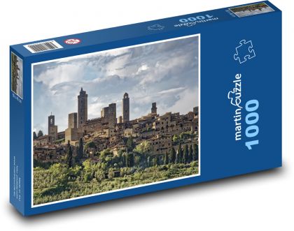 Itálie - Toskánsko - Puzzle 1000 dílků, rozměr 60x46 cm