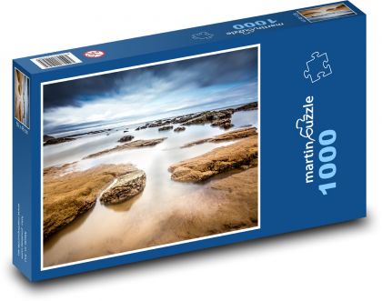 Kamienna linia brzegowa - Puzzle 1000 elementów, rozmiar 60x46 cm