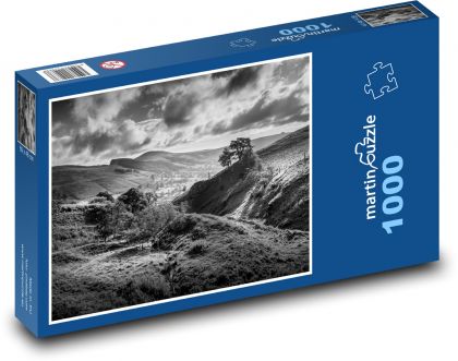 Nature, landscape, valley - Puzzle 1000 pieces, size 60x46 cm 