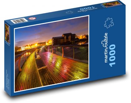 Most Milenijny - Puzzle 1000 elementów, rozmiar 60x46 cm