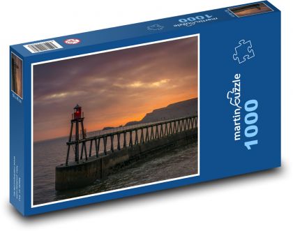 Leuchtturm am Sunset Pier - Puzzle - 1000 Teile
