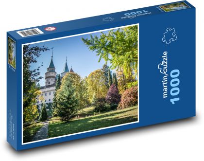 Jeseň v zámockom parku - Puzzle 1000 dielikov, rozmer 60x46 cm