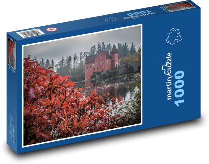 Zámok Červená Lhota - Puzzle 1000 dielikov, rozmer 60x46 cm