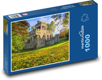 Wiesbaden - Zámecký Park  - Puzzle 1000 dílků, rozměr 60x46 cm