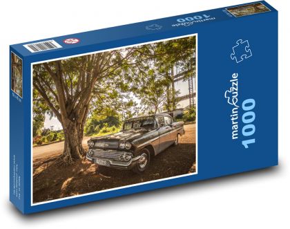Kuba - auto - Puzzle 1000 dílků, rozměr 60x46 cm