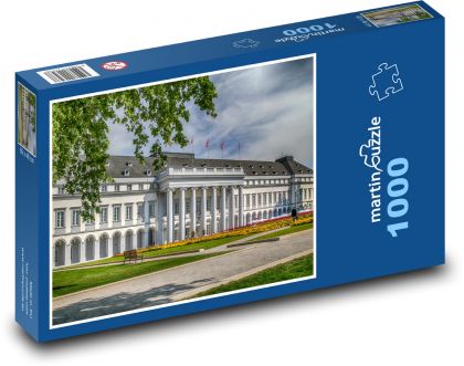 Německo - zámek Koblenc - Puzzle 1000 dílků, rozměr 60x46 cm