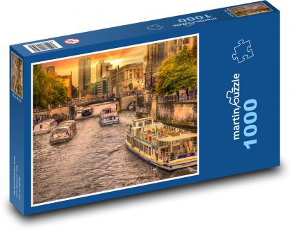 Riverboats - Berlin, Germany - Puzzle 1000 pieces, size 60x46 cm 
