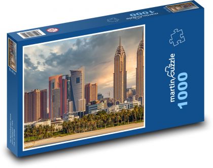 Dubaj - architektura - Puzzle 1000 dílků, rozměr 60x46 cm