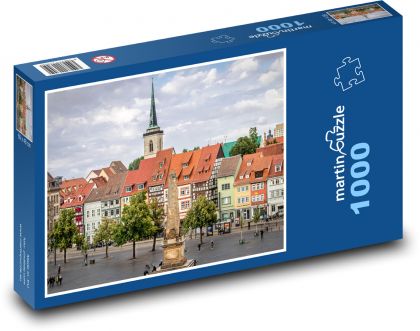 Německo - Erfurt - Puzzle 1000 dílků, rozměr 60x46 cm