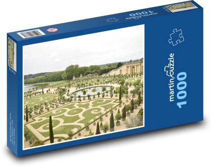 Francie - zahrady Versailles - Puzzle 1000 dílků, rozměr 60x46 cm