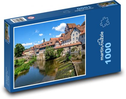 Německo – romantické město Bamberg - puzzle 1000 dílků