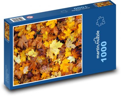 Podzimní listí - Puzzle 1000 dílků, rozměr 60x46 cm