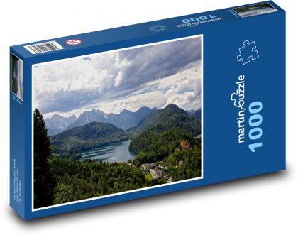 Nature, mountains, lake - Puzzle 1000 pieces, size 60x46 cm 