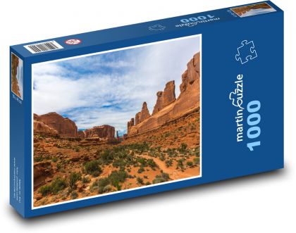 USA - Utah - Puzzle 1000 dílků, rozměr 60x46 cm