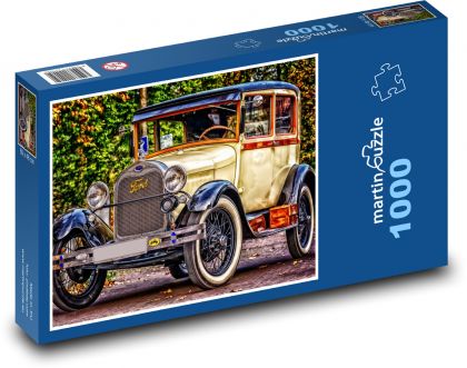 Auto - veterán - Puzzle 1000 dielikov, rozmer 60x46 cm