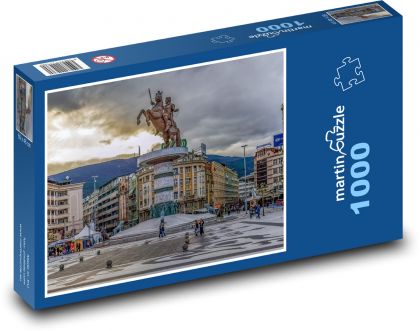Makedonie - Skopje - Puzzle 1000 dílků, rozměr 60x46 cm