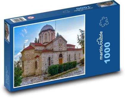 Kypr - kostel - Puzzle 1000 dílků, rozměr 60x46 cm